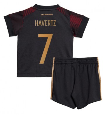 Tyskland Kai Havertz #7 Bortedraktsett Barn VM 2022 Kortermet (+ Korte bukser)
